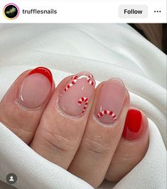 Candy cane nails
Christmas nails idea
Nails idea 2022
Nails of the day
French manicure 
Winter nails
Red nails
Red manicure 
Nails
Short nails Winter Nail French, Candy Cain Nails, Chrimbo Nails, Candy Cane Nails Short, Christmas Gel Manicure, Red Accent Nails, Candy Cane Nail Designs, Candy Cane Christmas Nails, Candy Cane Nail Art