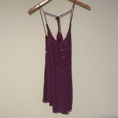 New With Tags. Bundle To Save Or Send An Offer! Jewel Tone Dress, Mini Slip, Dress Inspo, Mini Slip Dress, Vegas Wedding, Mini Velvet Dress, Free People Dresses, Velvet Dress, Color Purple