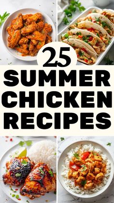 25 summer chicken recipes that are delicious and easy to make