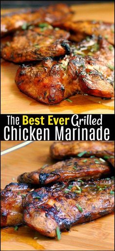 the best ever grilled chicken marinade