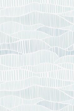 a blue and white wallpaper with wavy lines