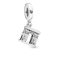 PANDORA Charm Anhänger "Arc de Triomphe" Frankreich 798127CZ Pandora Paris Charm, Wishlist 2024, Parisienne Chic, Birthday Wishlist