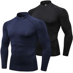 PRICES MAY VARY. COMFORTABLE COMPRESSION SHIRT- SPVISE long sleeve compression shirt men is made of ultra soft, breathable and sweat-wicking 4-way stretch superior quality fabric, enable sweat easy for air-dry to prevent clothes sticking to the body. Excellent elasticity and durability shirts are great for all day weaar. ACCELERATES REPAIR- Our men compression fit long sleeve shirts gives you a better workout and post-workout recovery time. Improving the circulation cleaning process and deliver Compression Shirt Men, Long Sleeve Workout Shirt, Men Pullover, Compression Shirts, Sport Shirts, Mens Compression, Long Sleeve Workout, Mens Thermals, Layered Shirts