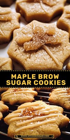 Maple Brown Sugar Cookies, Maple Syrup Cookies, Maple Desserts, Cookies In A Jar, Maple Cookies, Brown Sugar Cookies, Maple Brown, Pure Maple Syrup, Fall Baking