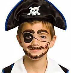 facepaint2 Kids Face Painting Easy, Easy Halloween Face Painting, Mime Face Paint, Face Paint Kit