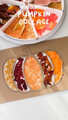 a paper plate filled with different types of food