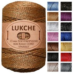 juchel twine cord with different colors and sizes