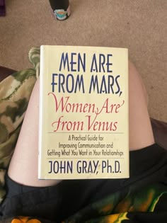 the book men are from mars, women are from venus