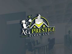 a logo for a cleaning company that is clean and ready to be used in the house