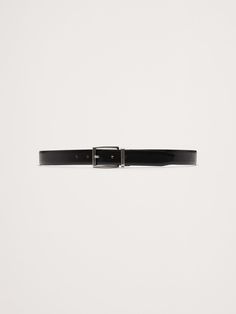 We updated our signature reversible leather belt, removing the stitched finish for crisp edges, adding an improved buckle so it swivels easily between brown and black.  Width: 1. 75" (4. 5cm) Dress Belt, Belt Black, Leather Dress, Belted Dress, Black Belt, Dress Accessories, Leather Belt, Banana Republic, Mens Accessories