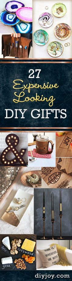 expensive-diy-gifts Inexpensive Diy Gifts, Diy Gifts Cheap, Diy Christmas Gifts Cheap, Diy Gift Ideas, Homemade Holiday, Crafty Gifts