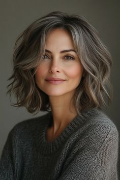 56 Age-Defying Short Hairstyles for Women Over 50 with Thick Hair in 2 – CreativeBooster Thick Hair Short Hairstyles, Curly Hair Bob Haircut, Thick Hair Short, 50s Hair, Older Women's Hairstyles, Undercut Bob, Mushroom Brown, New Hair Do, Short Hair Pixie Cuts