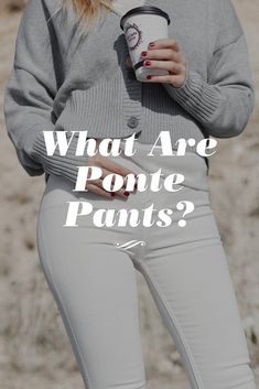 Quince Ponte Pants, Pointe Pants Outfits, Navy Ponte Pants Outfit, Ponte Leggings Outfit, Ponte Pants Outfit Work, Black Ponte Pants Outfit, Jeggings Outfit Work, Ponte Pants Outfit, Leggings Work Outfit