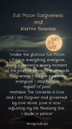 Affirmation Spells, Full Moon Prayer, Magic Spell Words, Full Moon Release, Full Moon Meditation, Moon Chart, Full Moon Rituals, Witchcraft Spells For Beginners, Money Spells That Work