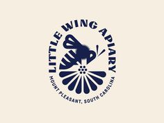 the logo for little wing army, which has been designed to look like an airplane