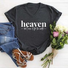 Women's tshirt any size and color available Christian Tshirt Design, Christian Shirts Designs, Faith Based Clothing, Faith Shirt, Christian Tees, Christian Clothing, Christian Shirts, Cute Shirts, Christmas Shirts