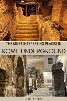 the most interesting places in rome underground