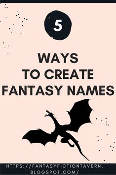 the title for five ways to create fantasy names