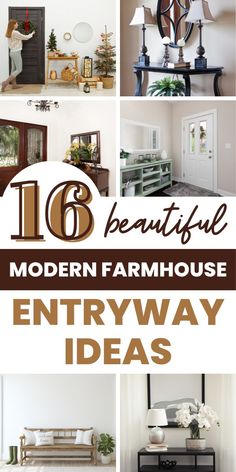 Modern farmhouse entryway ideas