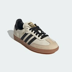 adidas Samba OG Shoes - White | Unisex Lifestyle | adidas US Cream White / Core Black / Sand Strata Samba Og Shoes, Vans Toddler, Timeless Shoes, Vans Kids, Adidas Samba Og, Adidas Fashion, Adidas Kids, Black Sand, Adidas Samba