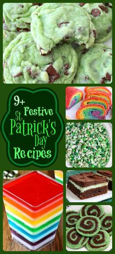 st patrick's day recipe collage