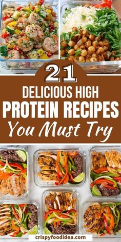 the 21 delicious high protein recipes you must try to make this meal in less than 2 minutes