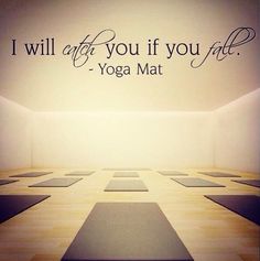 a yoga mat with the words i will enter you if you fail