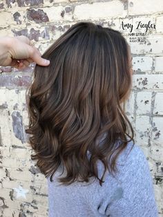 Caramel balayage/babylights by @amy_ziegler Balayage Hair For Dark Skin, Brown Babylights, Balliage Hair, Hair Color Caramel, Caramel Balayage, Caramel Hair, Brown Hair Balayage, Ombré Hair, Short Hair Balayage