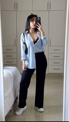 Lunch Outfit Summer, Thursday Outfit, Smart Casual Women Outfits, Outfits Juvenil, Casual Outfit Inspiration, Everyday Fashion Outfits, Casual Day Outfits, Elegante Casual, Trendy Fashion Outfits