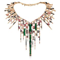 Reflections of Siem: Chow Tai Fook launches it sumptuous annual high jewellery collection | The Jewellery Editor Bijoux Art Nouveau, Diamond Necklaces, Gold Necklace Set, Diamond Pendant Necklace, Gems Jewelry, Green Tourmaline, Exquisite Jewelry, High Jewelry, Silver Pendant Necklace