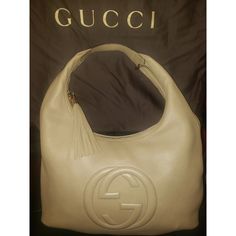 Stunningly Beautiful Authentic Soho In Pebbled Leather Cream By Gucci Gold Engraved Signature Hardware Tan Linen Cloth Interior With One Zip Pocket, A Key Pocket And Additional Slot. Excellent Condition Tons Of Space As This Style Truly Can Hold A Ton. Includes Controllo Card, Care Booklet And Sublet Original Tag Insert. 18in By 17in With A 10in Strap Drop Please View All Photos & Video, Sale Final. Bid With Confidence, 5-Star Ambassador Seller. Fast And Well Packed Shipping Gucci Soho Bag, Gucci Soho, Linen Cloth, Gold Engraving, Signature Hardware, Linen Clothes, Large Bags, Pebbled Leather, Soho