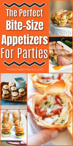 the perfect bite - size appetizers for parties