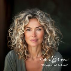 The Smokey Soft Autumn Season | Pretty Your World Smokey Soft Autumn, Highlights Curly Hair, Timeless Looks, Haircuts For Women Over 50, Gorgeous Hairstyles, Hairstyles And Haircuts