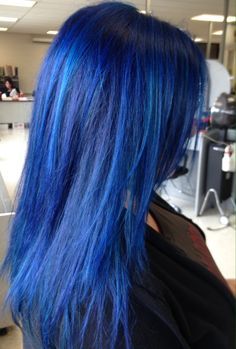 BLUE! Blue Hair Formula, Pravana Formulas, Hair Color Dark Blue, Hair Formula, Dyed Hair Pastel, Hair Color Formulas, Hair Color Crazy, Vert Turquoise