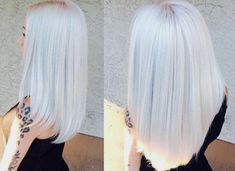 Platinový Blond, Hair White, Icy Blonde, Pinterest Hair, White Blonde