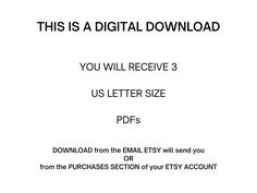 this is a digital document you will receive 3 us letter size ppfs