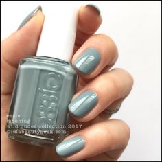 Essie Mooning, Dusty Sage, Green Nail Polish, Green Nail, Unique Nails, Nail Polish Colors