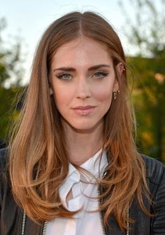 Brunette Celebrities, Light Auburn Hair, Strawberry Blonde Hair Color, Red Hair Inspo, Bridal Hair Buns, Celebrities Photos, Ginger Hair Color, Center Part, Hair Color Auburn