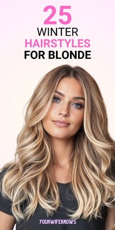 Discover the allure of versatility with our roundup of 25 breathtaking winter hairstyles for blondes that are set to trend in 2025. Whether you’re aim... Blonde Highlights Winter, Hairstyles For Blondes, Winter Hairstyle Ideas, Quick Updo, Winter Blonde Hair, Quick Updos, Glamorous Curls, Winter Hairstyle, Layered Curls