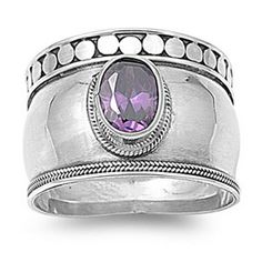 CHOOSE YOUR COLOR Sterling Silver Chunky Cocktail Simulated Amethyst Ring 925 15mm Purple Cubic Zirconia Female Size 5 All our silver jewelry is crafted from .925 silver also commonly referred to as sterling silver. Sterling silver is the standard for beautiful high-quality silver jewelry and can not be replicated by lower priced silver plated jewelry. It is 92.5% pure silver, mixed with alloys to add strength and durability to stand the test of time. We promise superior service which includes f Modern Gold Jewelry, Silver Plated Jewelry, Garnet Rings, Sterling Silver Bands, Amethyst Ring, Antique Rings, Purple Amethyst, Solid 925 Sterling Silver, 925 Sterling Silver Ring