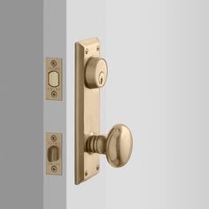 an image of a door handle and knob