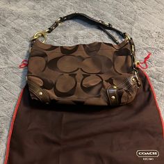 Amazing Chocolate Brown Cc Bag. Comes With Dust Bag Brown Coach, Chocolate Brown, Coach Bags, Satchel, Dust Bag, Bag Lady, Women Shopping, Color