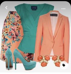 Gold Clothes, Orange Blazer, Lifestyle Inspiration, Diva Fashion, Complete Outfits, Mode Vintage, Work Attire, Classy Dress