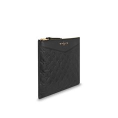 LOUIS VUITTON® - Daily Pouch - Black Designer Black Bag With Zipper Pouch, Luxury Black Wallet With Zipper Pouch, Luxury Black Clutch With Zipper Pouch, Luxury Zipper Pouch Bag For Business, Luxury Business Bag With Zipper Pouch, Luxury Business Bags With Zipper Pouch, Luxury Envelope Pouch, Luxury Evening Shoulder Bag With Zipper Pouch, Luxury Black Business Pouch