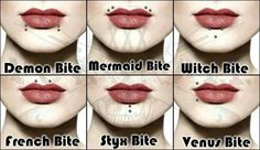 the different types of lipsticks that are used to make them look like they're from