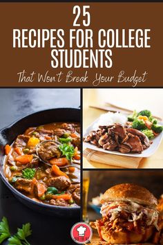 25 recipes for college students that won't break your budget