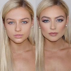 tarahjanescott beautiful before and after Todays Soft bridal look filmed by @alleywayzzz (you tube video coming soon) Follow snapchat for behind the scenes of today ('Melsassy82') #melissasassine Amazing Wedding Makeup, Best Wedding Makeup, Wedding Day Makeup, Makeup For Blondes, Smink Inspiration