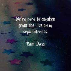 a quote from ram daas on the theme of stars