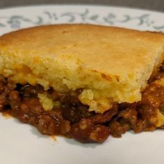 a close up of a piece of food on a plate