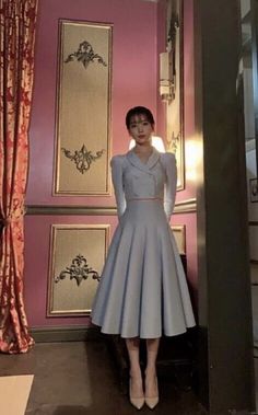 Hepburn Style Outfits, Iu Dress, Kdrama Outfits, Luna Fashion, Korean Fashion Dress, Lee Ji Eun, Classy Work Outfits, Stylish Dresses For Girls